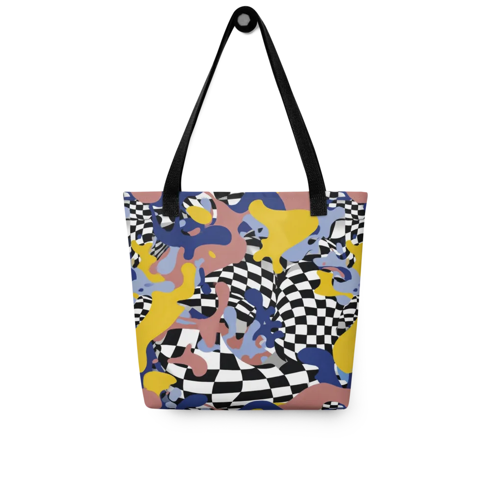 Chromatic Checkmate on Tote Bag — Front