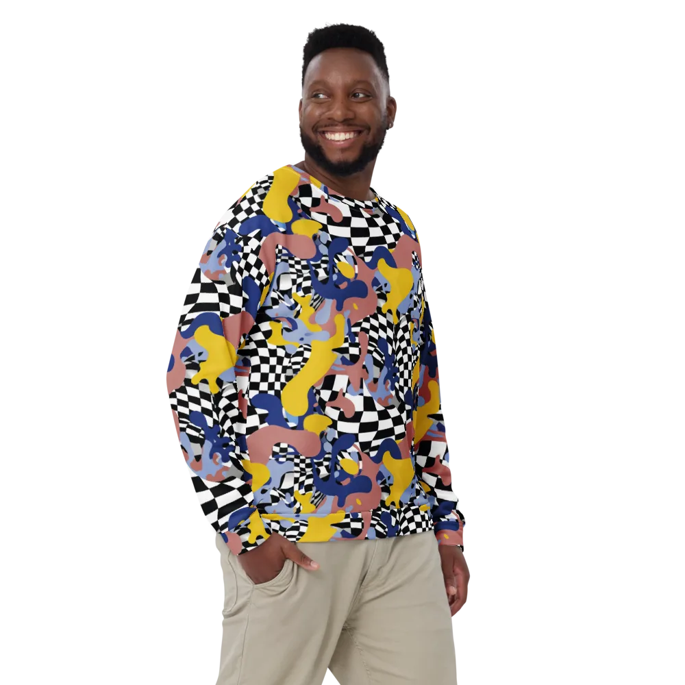 Chromatic Checkmate on Sweatshirt — Front