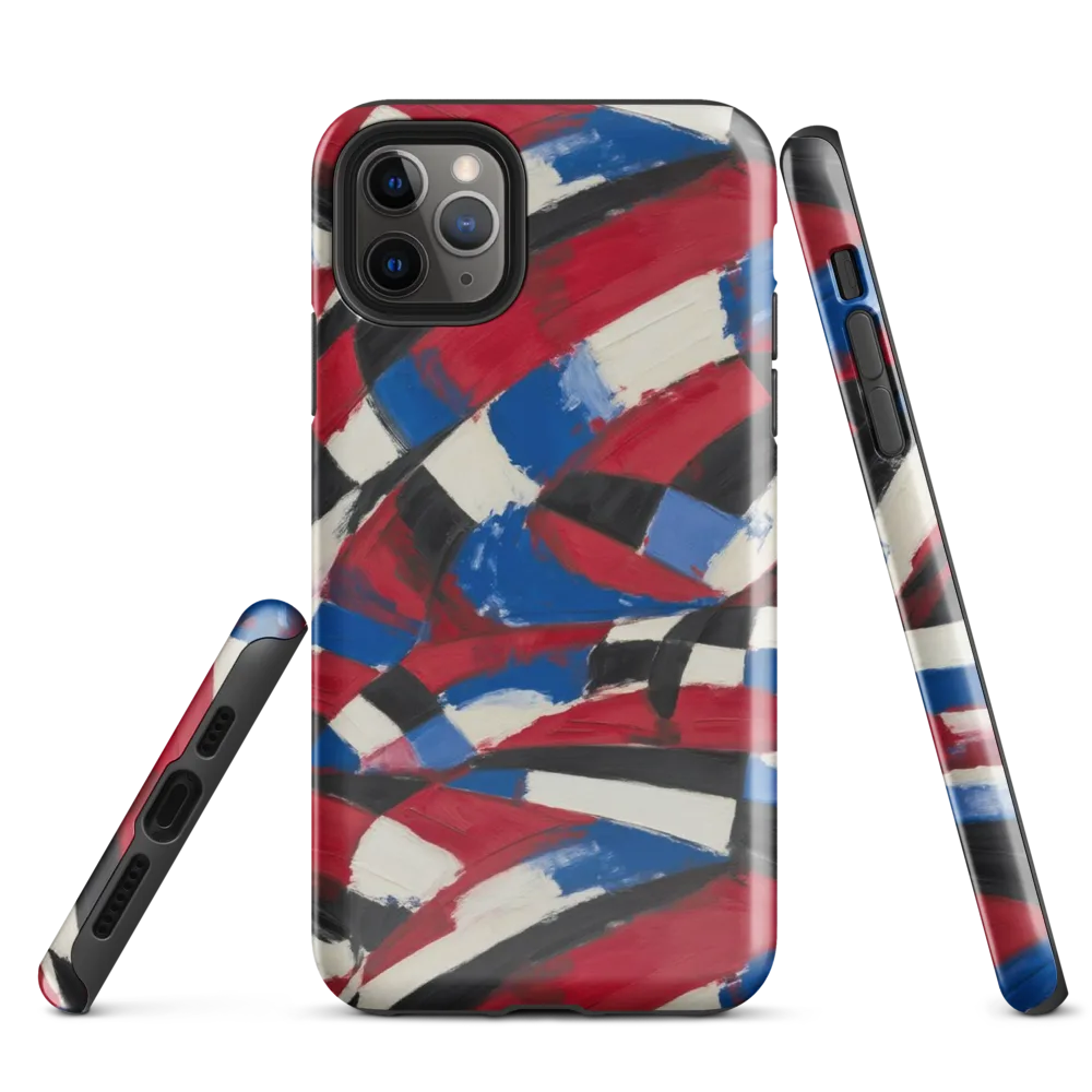 Patriot Brushwork on Tough Case for iPhone® — Front