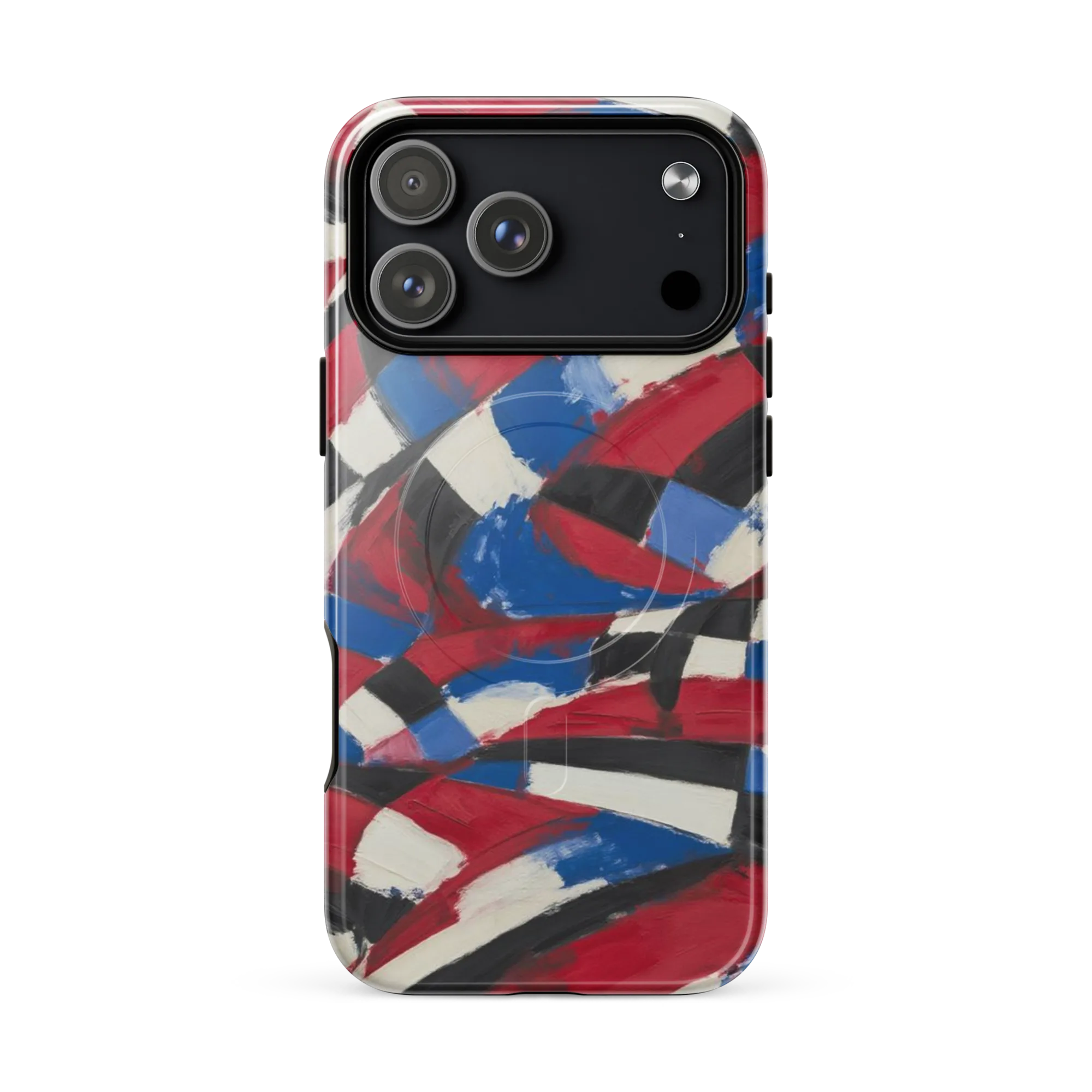 Patriot Brushwork on MagSafe Tough Case for iPhone® — Front
