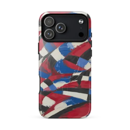Patriot Brushwork on a MagSafe Tough Case for iPhone®