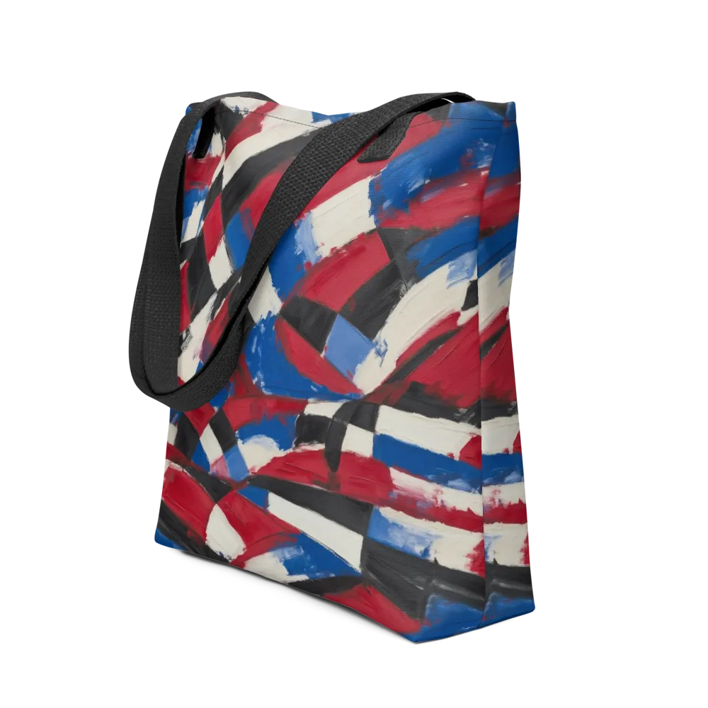 Patriot Brushwork on Tote Bag — Front