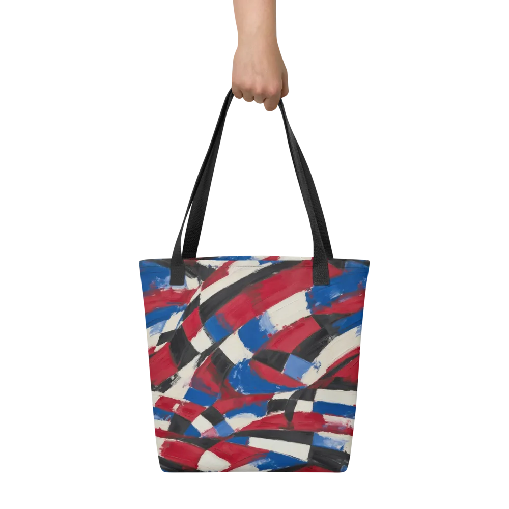 Patriot Brushwork on Tote Bag — Front