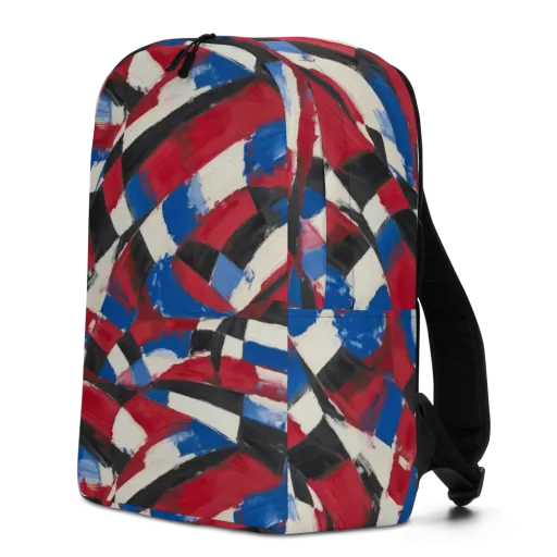 Patriot Brushwork on a Minimalist Backpack