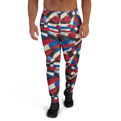 Patriot Brushwork on a Men's Joggers