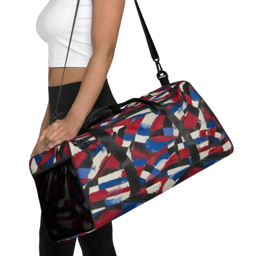 Patriot Brushwork on a Duffle Bag