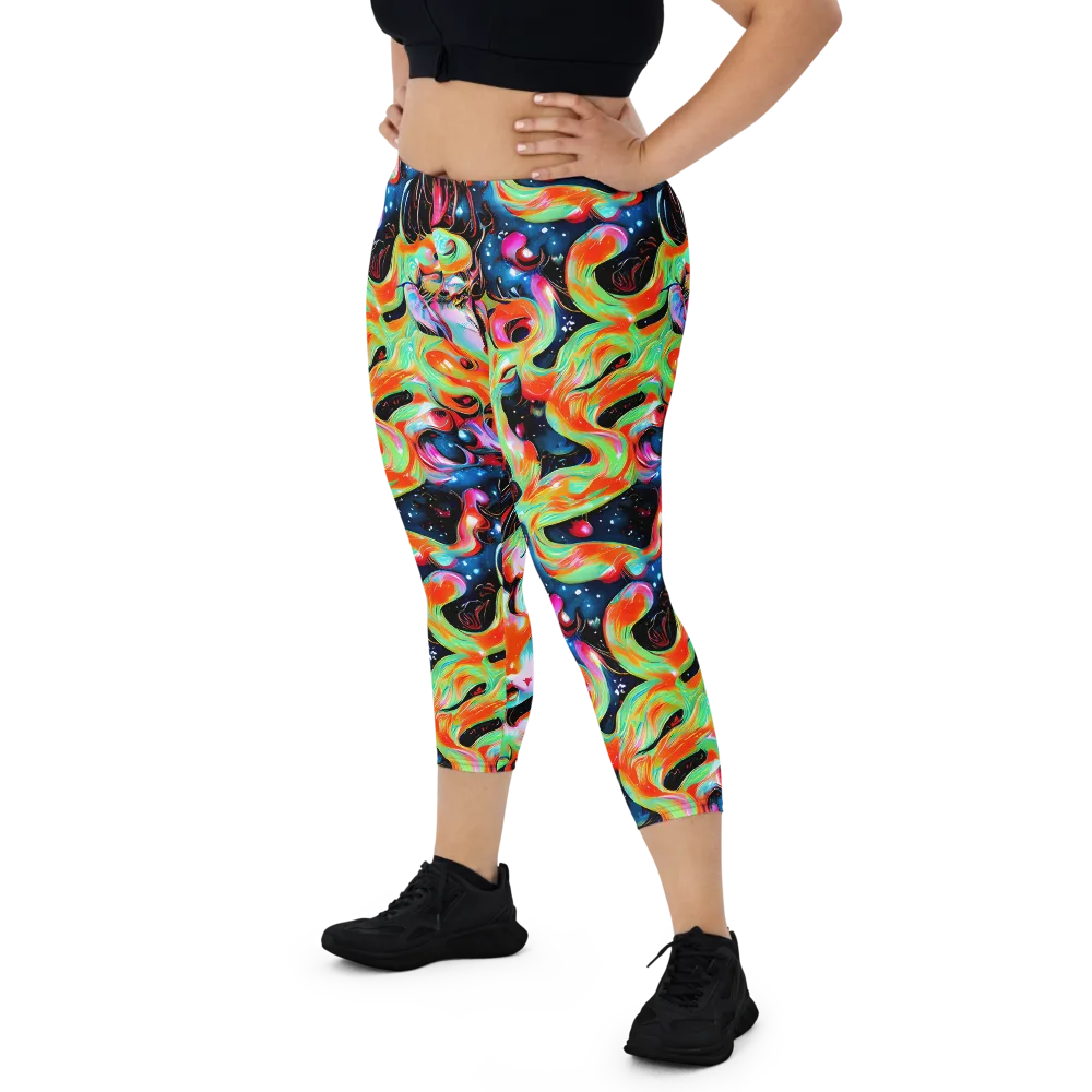 Viveros Vortex on Capri Leggings — Front