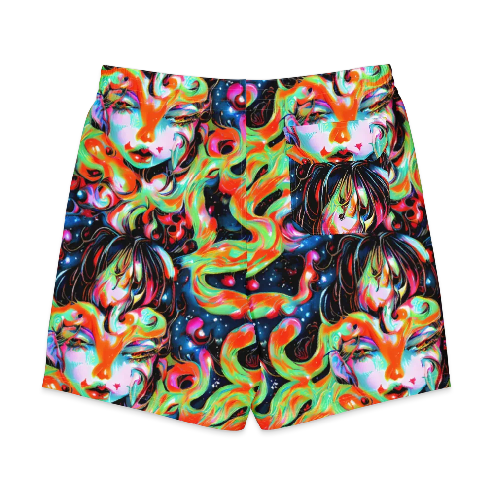 Viveros Vortex on Men's Board Shorts — Back
