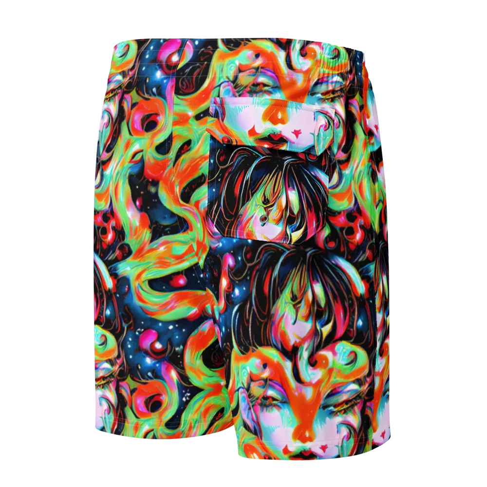 Viveros Vortex on Men's Board Shorts — Back