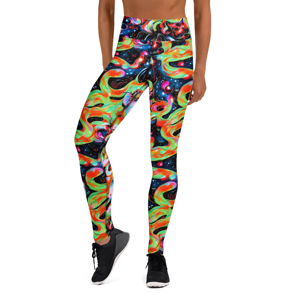 Viveros Vortex on Yoga Leggings — Front