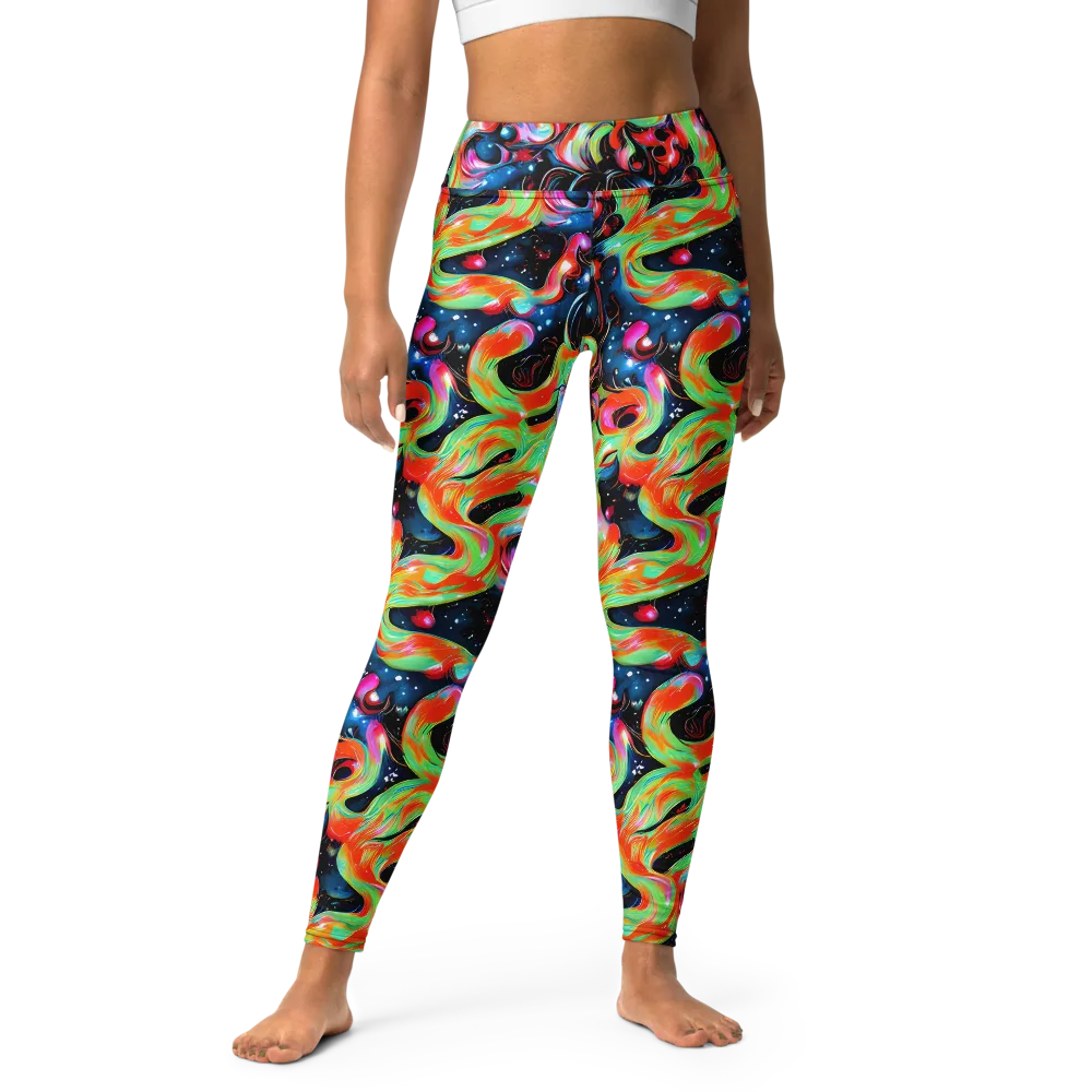 Viveros Vortex on Yoga Leggings — Front