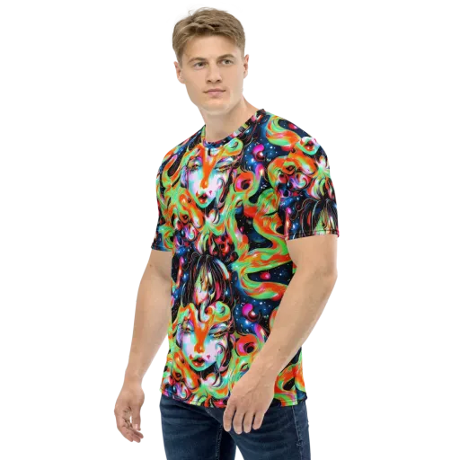 Viveros Vortex on a Men's Crew Neck T-Shirt