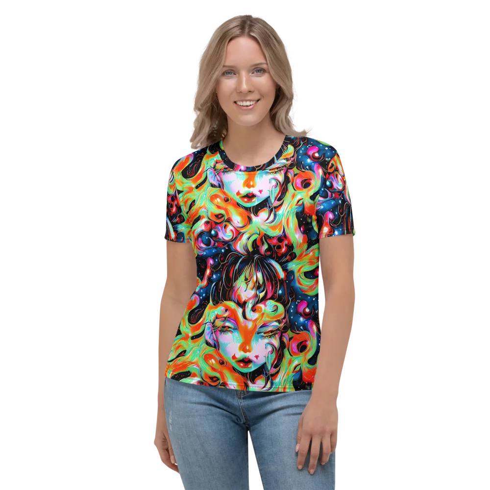 Viveros Vortex on Women's Crew Neck T-Shirt — Front