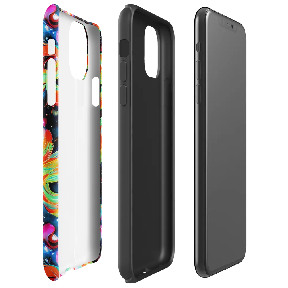 Viveros Vortex on Tough Case for iPhone® — Right