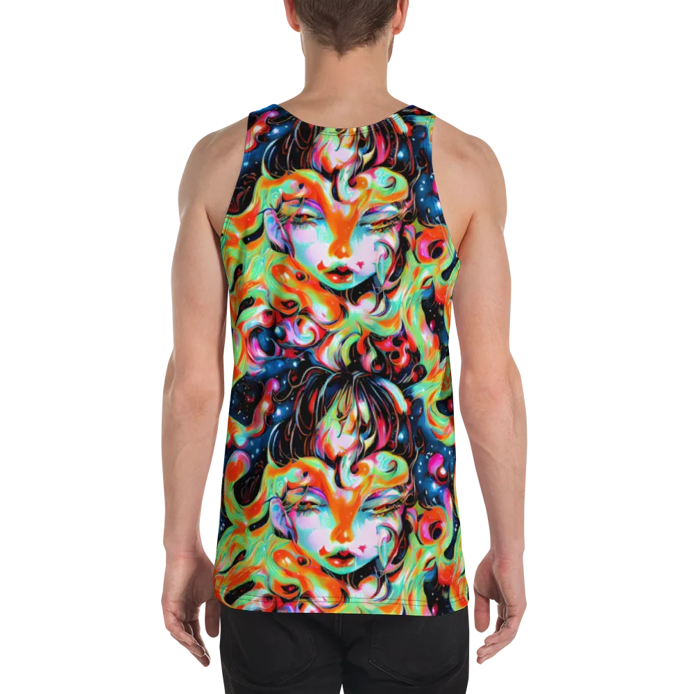 Viveros Vortex on Men's Tank Top — Back