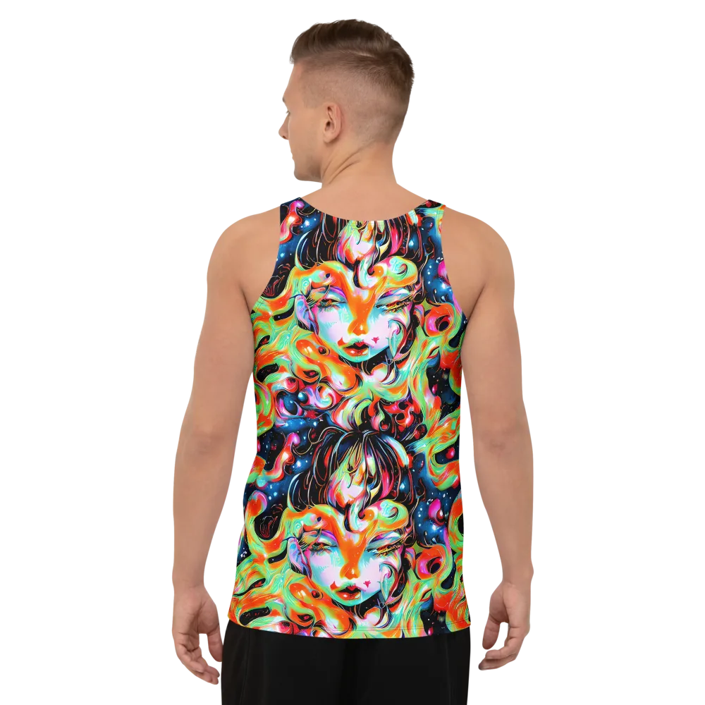 Viveros Vortex on Men's Tank Top — Back