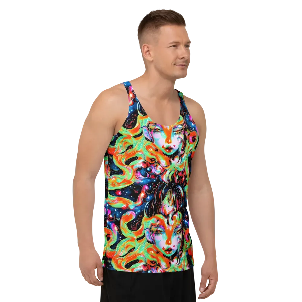 Viveros Vortex on Men's Tank Top — Right Front