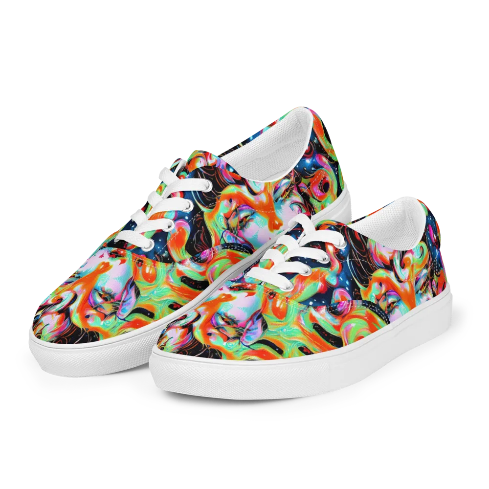 Viveros Vortex on Men's Lace-Up Canvas Shoes — Left Front