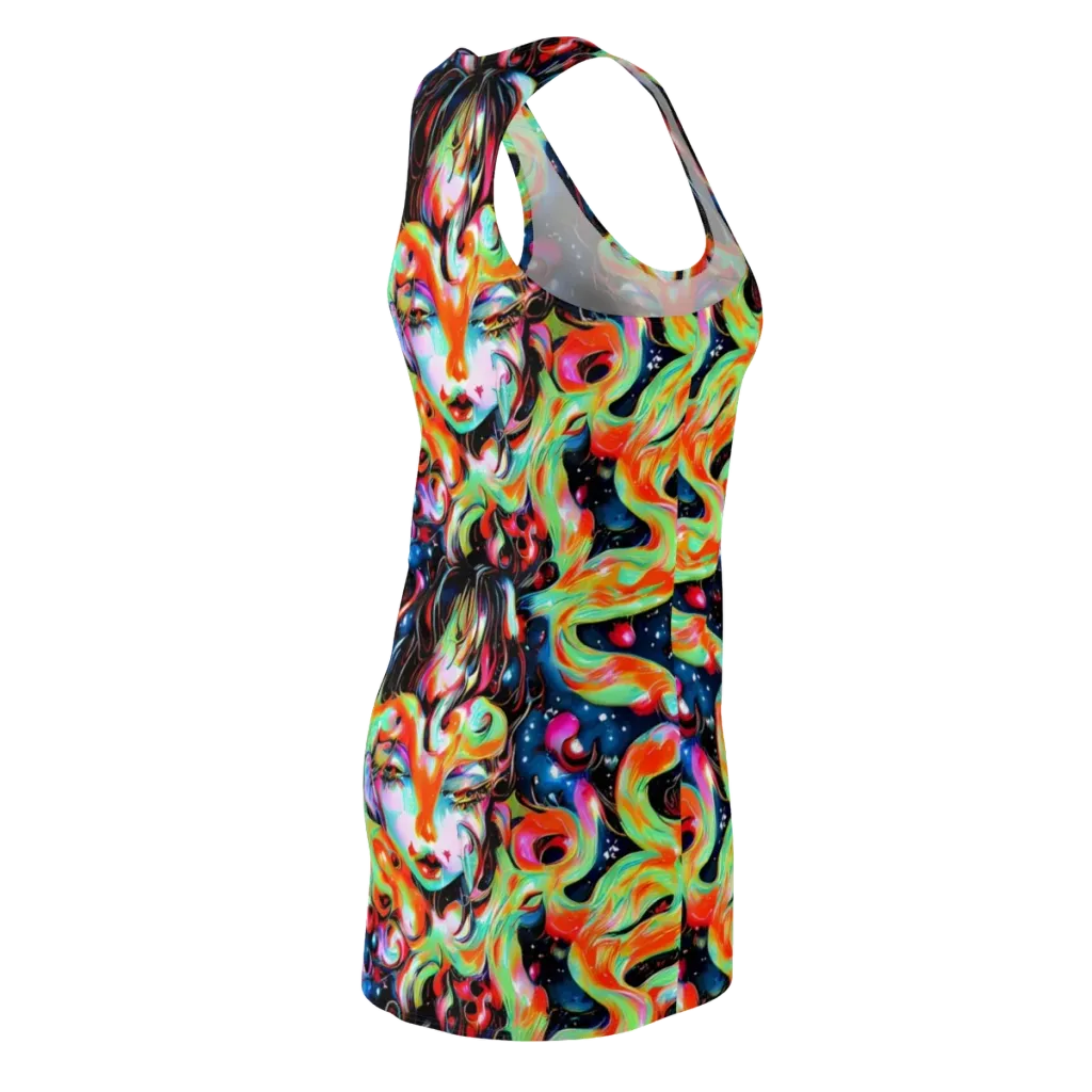 Viveros Vortex on Racerback Dress — Back Side
