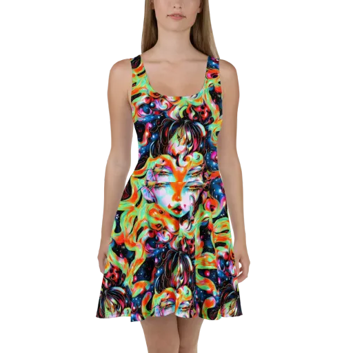 Viveros Vortex on a Skater Dress
