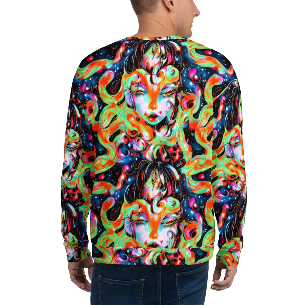 Viveros Vortex on Sweatshirt — Back