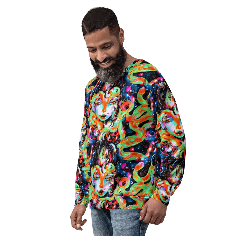 Viveros Vortex on Sweatshirt — Left Front