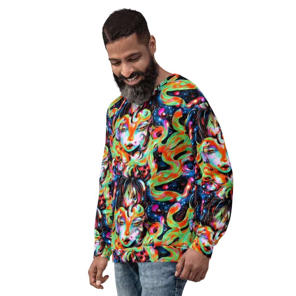 Viveros Vortex on Sweatshirt — Left Front