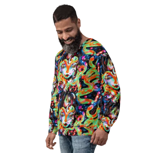 Viveros Vortex on a Sweatshirt