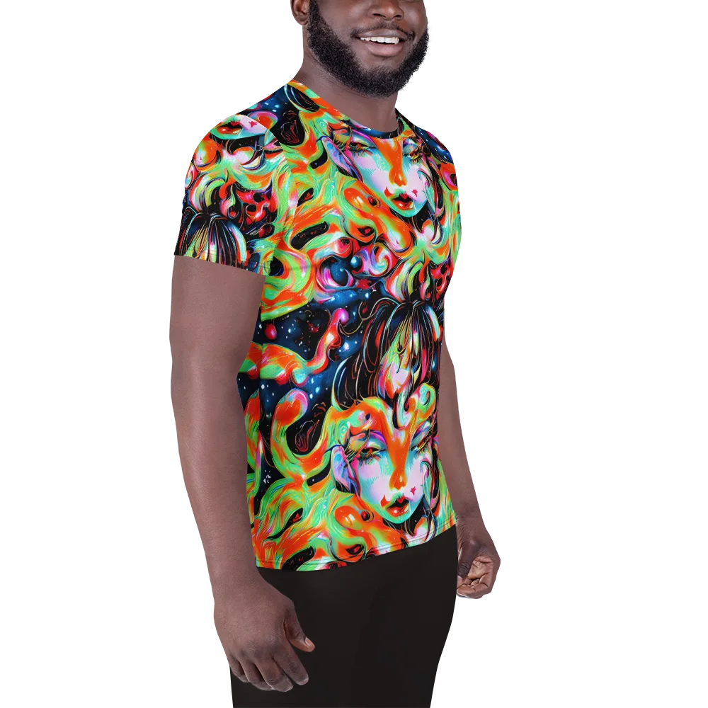 Viveros Vortex on Men's Athletic T-Shirt — Right
