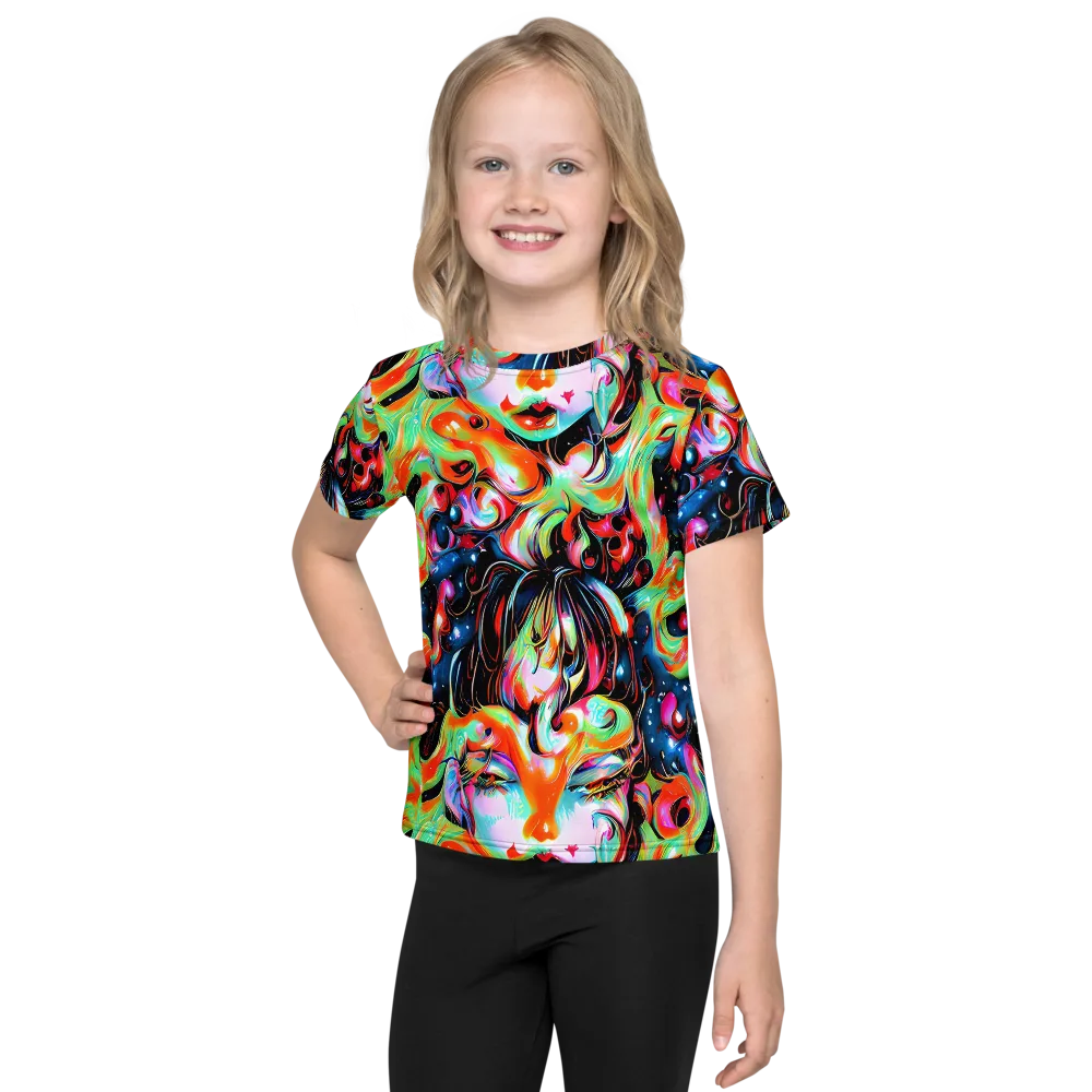 Viveros Vortex on Kids Crew Neck T-Shirt — Front