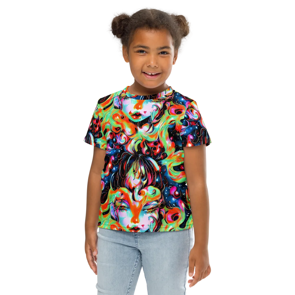 Viveros Vortex on Kids Crew Neck T-Shirt — Front
