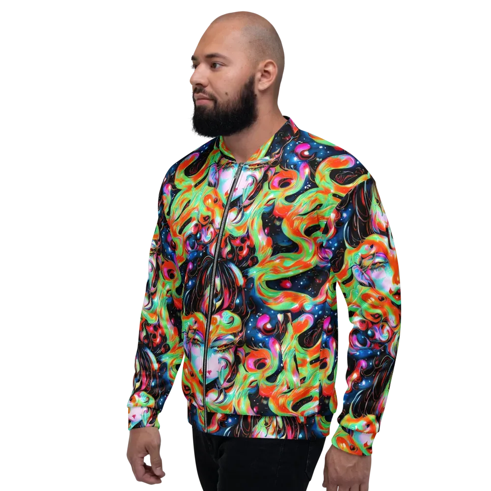 Viveros Vortex on Bomber Jacket — Left