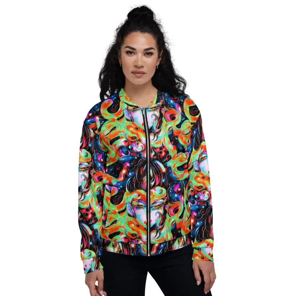 Viveros Vortex on Bomber Jacket — Front