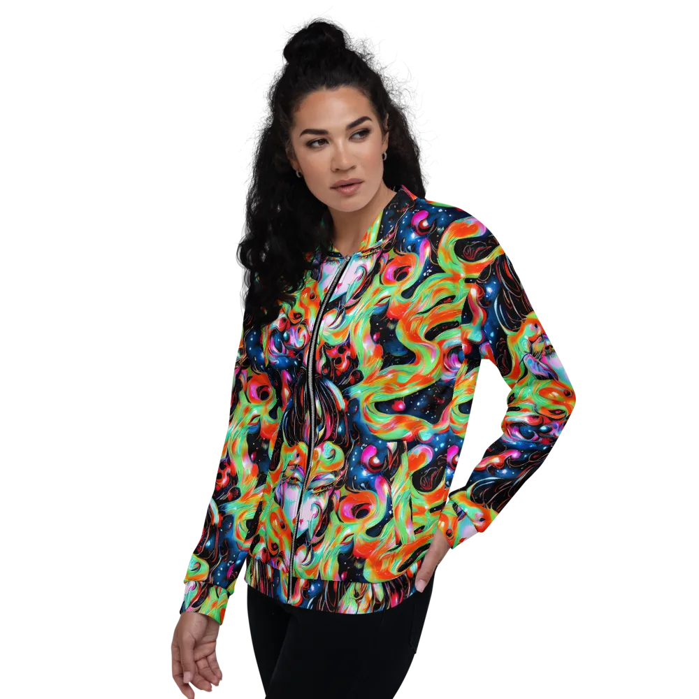 Viveros Vortex on Bomber Jacket — Left