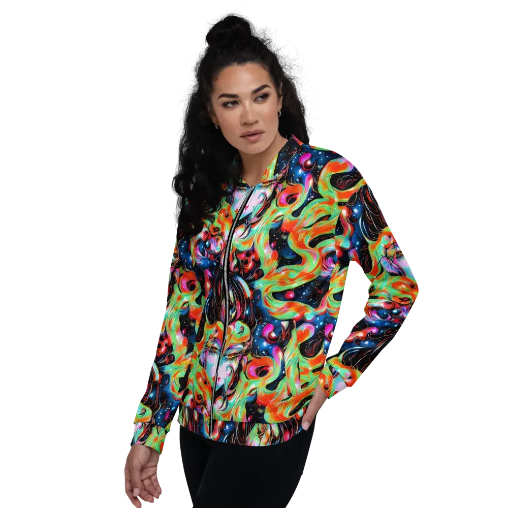 Viveros Vortex on Bomber Jacket — Left