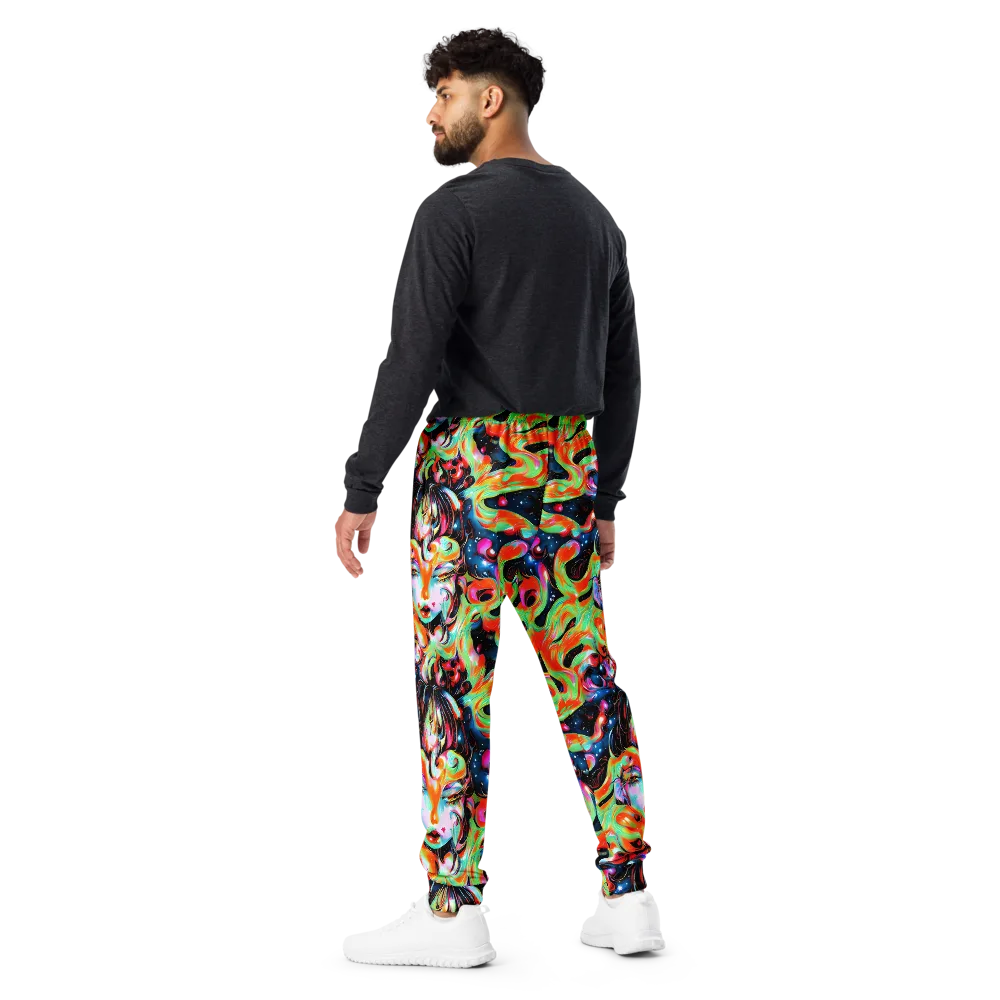 Viveros Vortex on Men's Joggers — Back