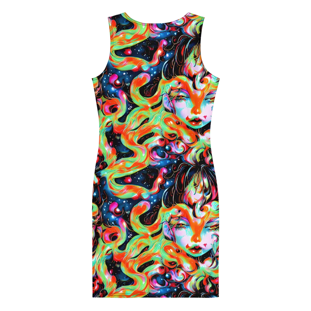Viveros Vortex on Bodycon Dress — Back