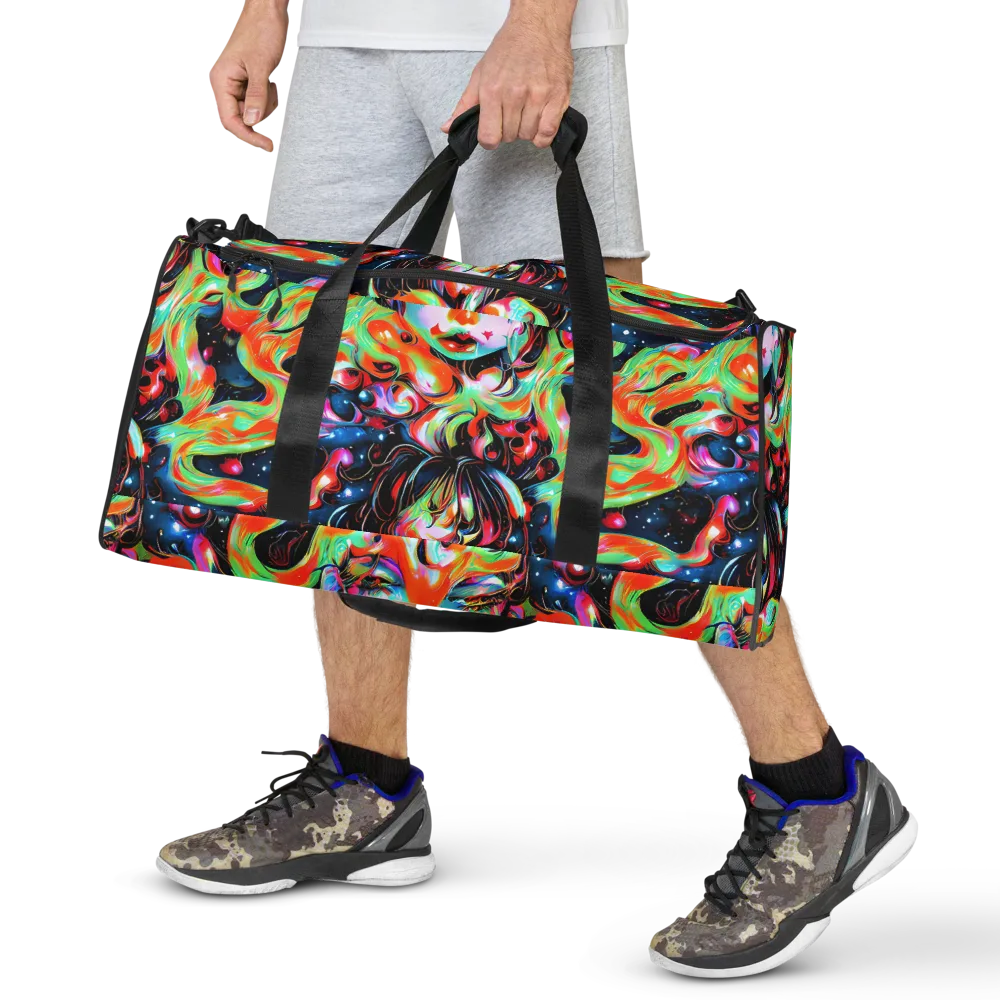Viveros Vortex on Duffle Bag — Front