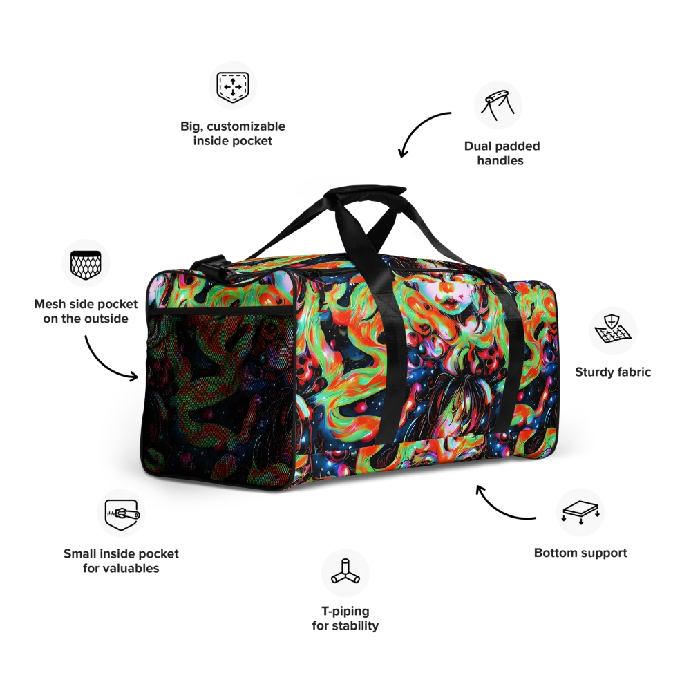 Viveros Vortex on Duffle Bag — Right Front