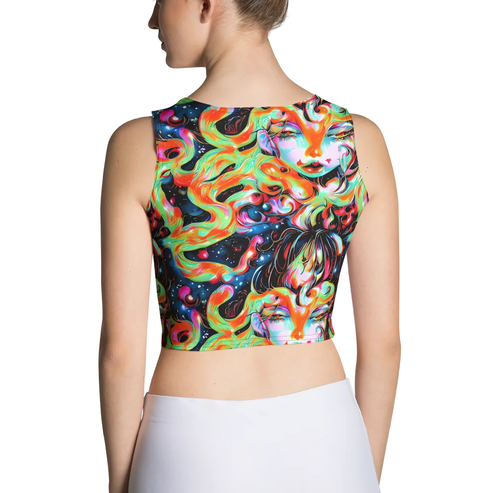 Viveros Vortex on Crop Top — Back