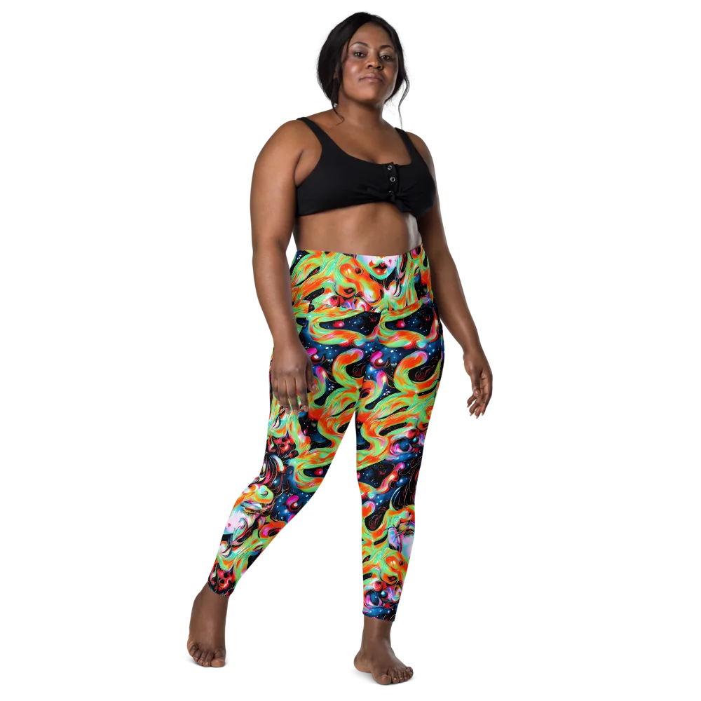 Viveros Vortex on Leggings with Pockets — Front