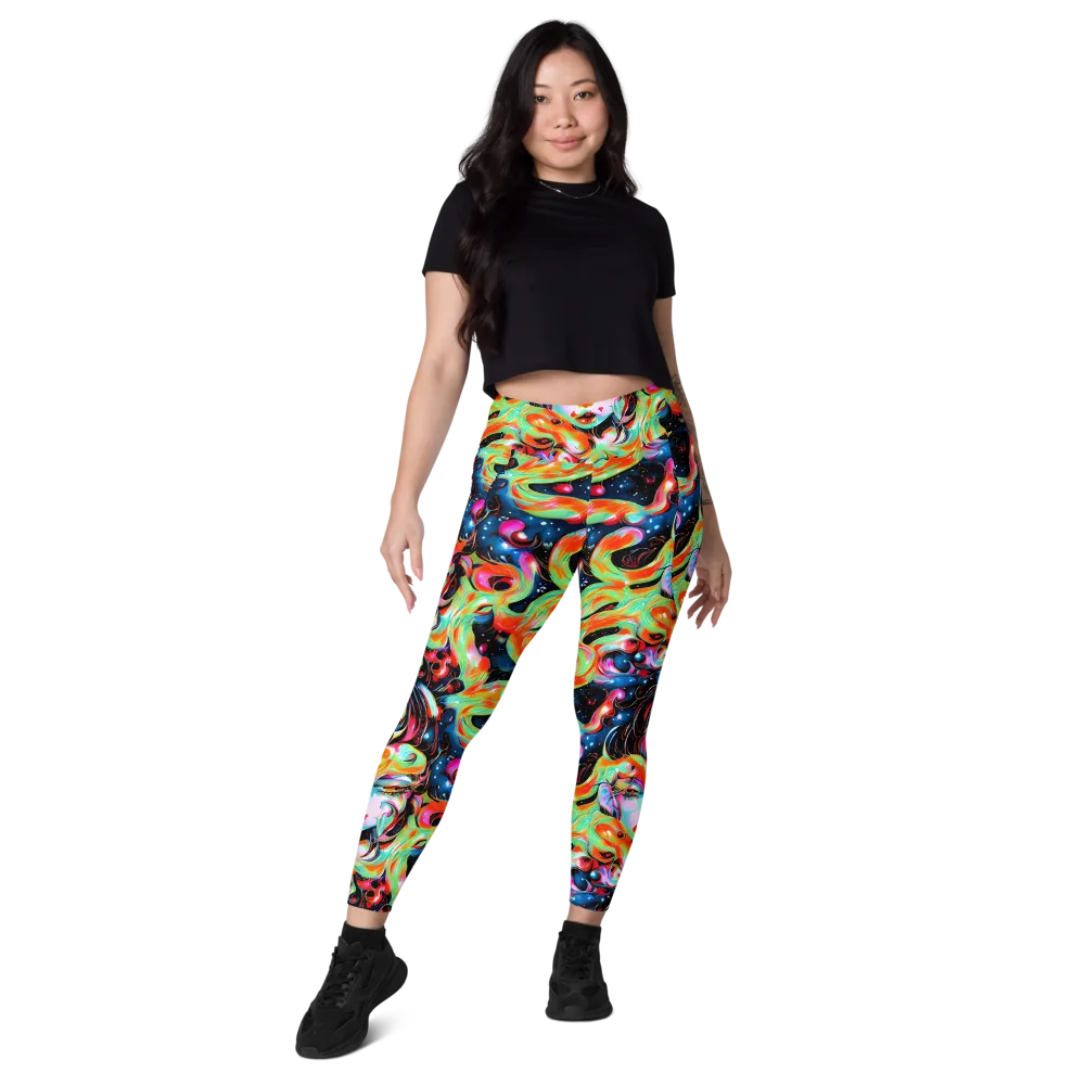 Viveros Vortex on Leggings with Pockets — Front