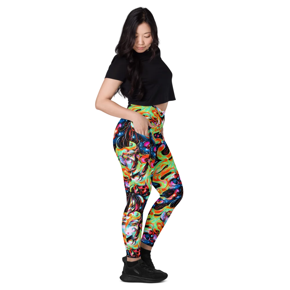 Viveros Vortex on Leggings with Pockets — Right