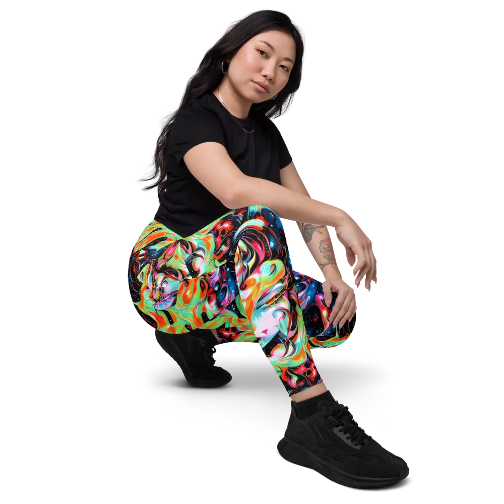 Viveros Vortex on Leggings with Pockets — Right Front