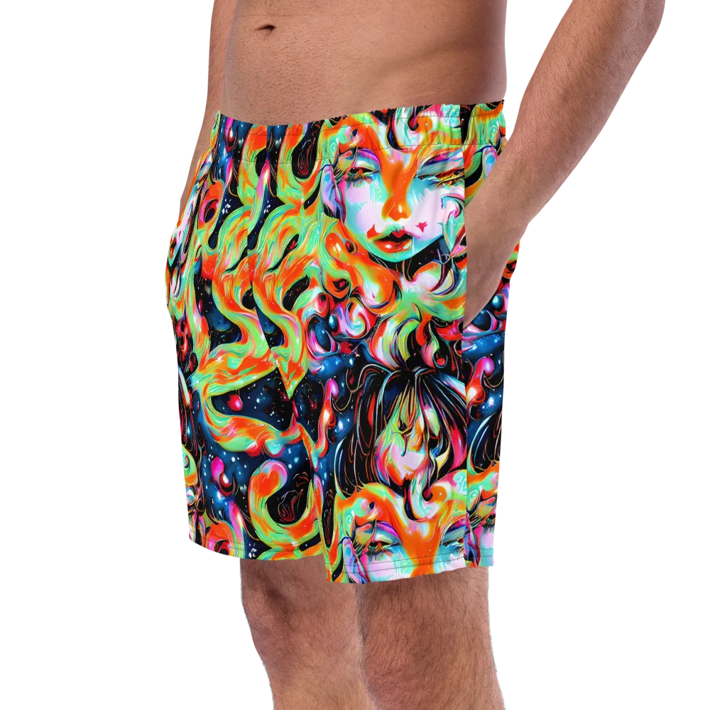 Viveros Vortex on Swim Trunks — Left Front