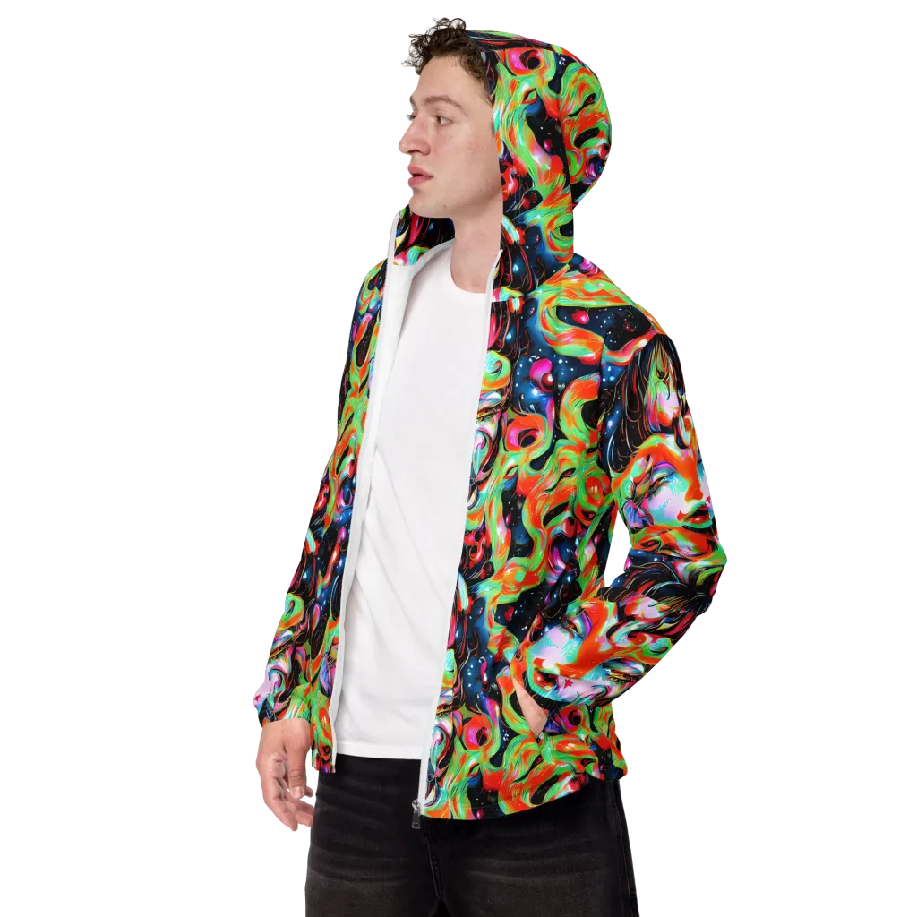 Viveros Vortex on Men's Windbreaker — Left Front