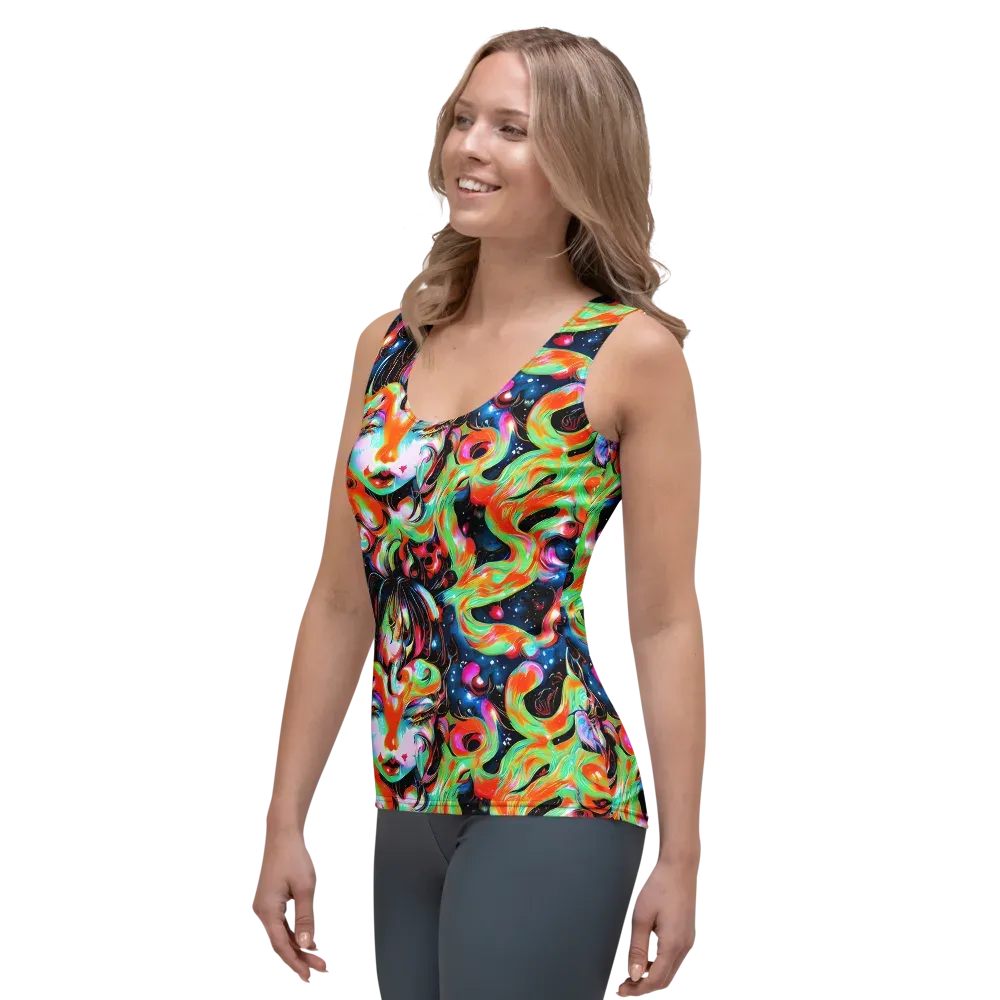 Viveros Vortex on Women's Tank Top — Left Front