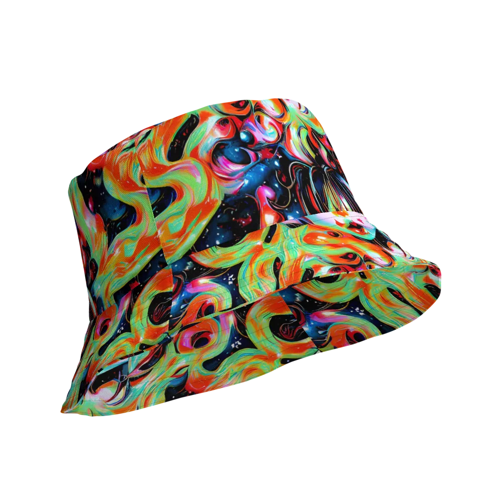 Viveros Vortex on Reversible Bucket Hat — Product details Outside