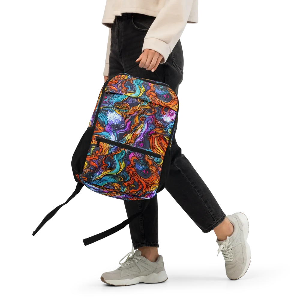 Guiard's Whirl on Utility Backpack — Front