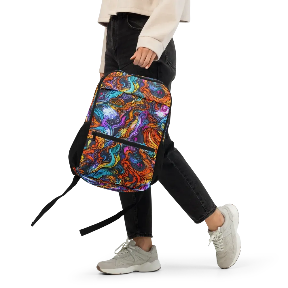 Guiard's Whirl on Utility Backpack — Front